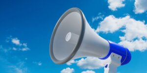 megaphone in the sky