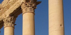 Pillars from the Bell Temple, Palmyra Syria